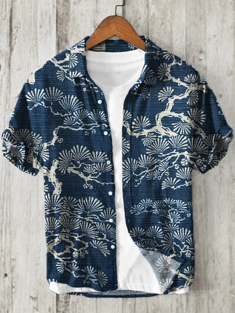 Eastern Pines Lino Art Shirt